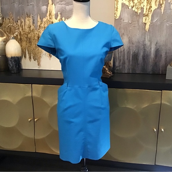 Royal Blue Open Back Dress - Picture 8 of 10